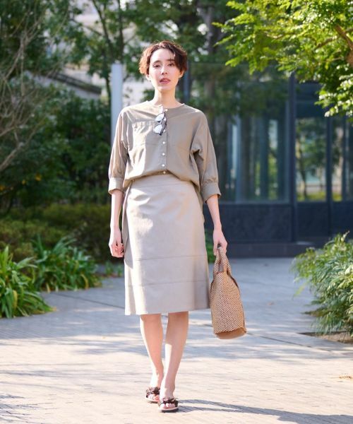 CARA O CRUZ / キャラ・オ・クルス ミニ・ひざ丈スカート | 切替スカート | 詳細3