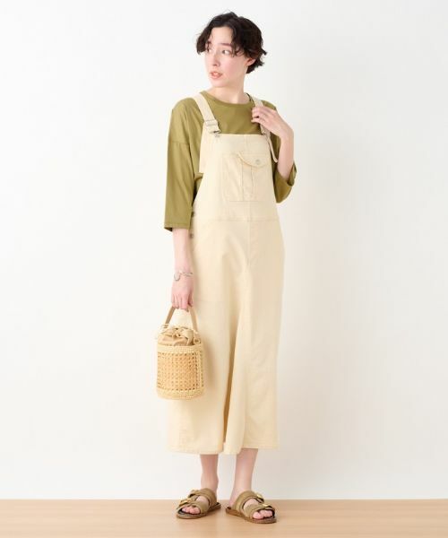 CARA O CRUZ / キャラ・オ・クルス ロング・マキシ丈ワンピース | 洗える サロペットスカート | 詳細1