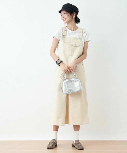 CARA O CRUZ / キャラ・オ・クルス ロング・マキシ丈ワンピース | 洗える サロペットスカート | 詳細10