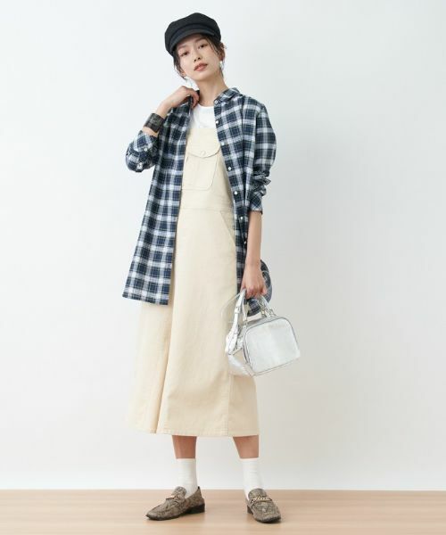 CARA O CRUZ / キャラ・オ・クルス ロング・マキシ丈ワンピース | 洗える サロペットスカート | 詳細12