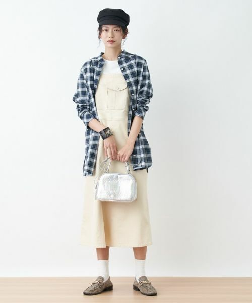 CARA O CRUZ / キャラ・オ・クルス ロング・マキシ丈ワンピース | 洗える サロペットスカート | 詳細13