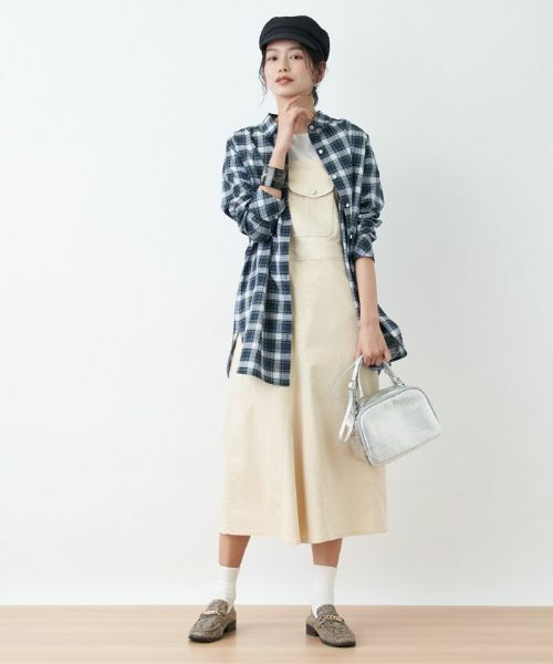 CARA O CRUZ / キャラ・オ・クルス ロング・マキシ丈ワンピース | 洗える サロペットスカート | 詳細14