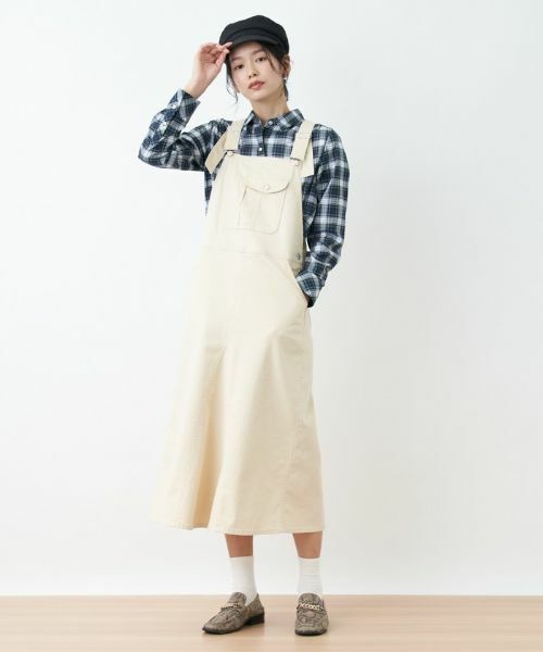 CARA O CRUZ / キャラ・オ・クルス ロング・マキシ丈ワンピース | 洗える サロペットスカート | 詳細17