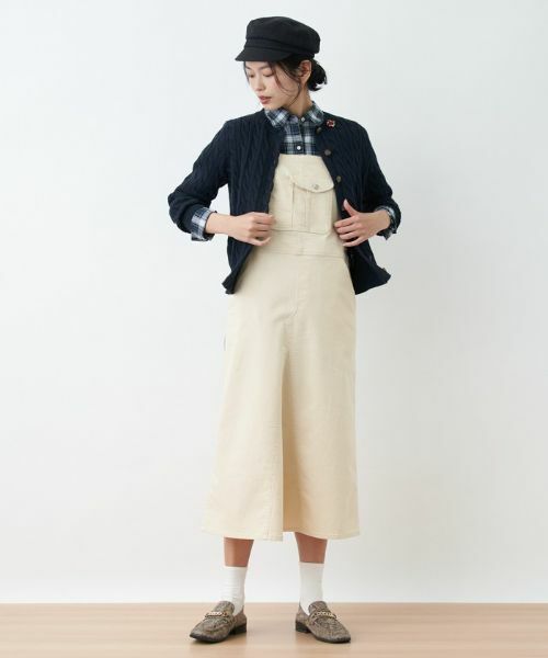 CARA O CRUZ / キャラ・オ・クルス ロング・マキシ丈ワンピース | 洗える サロペットスカート | 詳細18