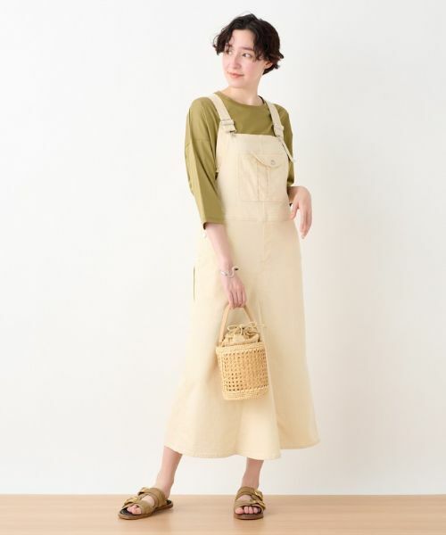 CARA O CRUZ / キャラ・オ・クルス ロング・マキシ丈ワンピース | 洗える サロペットスカート | 詳細2