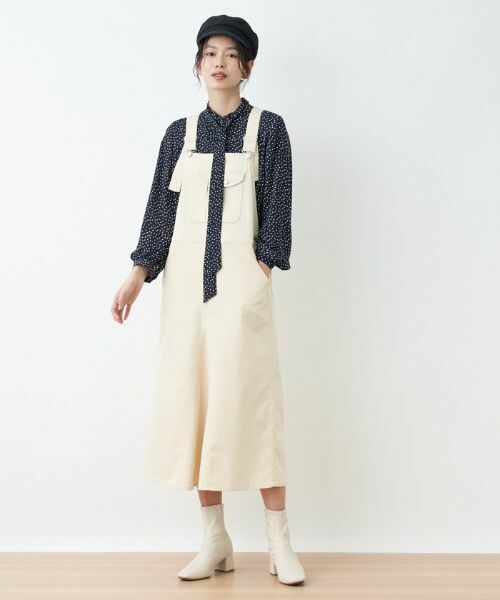 CARA O CRUZ / キャラ・オ・クルス ロング・マキシ丈ワンピース | 洗える サロペットスカート | 詳細25