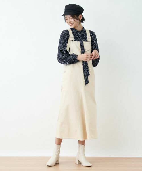 CARA O CRUZ / キャラ・オ・クルス ロング・マキシ丈ワンピース | 洗える サロペットスカート | 詳細26