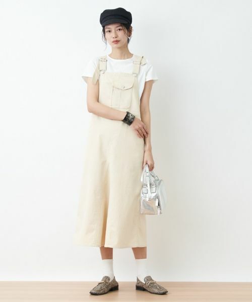 CARA O CRUZ / キャラ・オ・クルス ロング・マキシ丈ワンピース | 洗える サロペットスカート | 詳細7