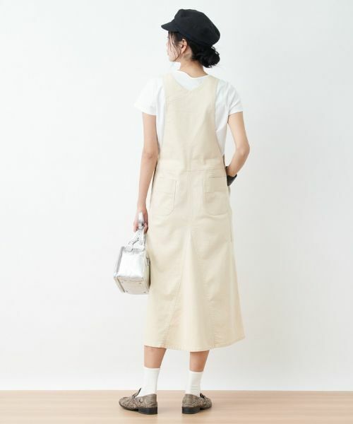 CARA O CRUZ / キャラ・オ・クルス ロング・マキシ丈ワンピース | 洗える サロペットスカート | 詳細9
