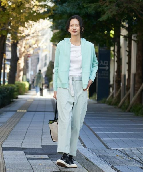 CARA O CRUZ / キャラ・オ・クルス その他パンツ | 洗える ベルト付きベイカーパンツ | 詳細14