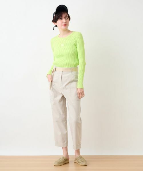 CARA O CRUZ / キャラ・オ・クルス その他パンツ | 洗える ベルト付きベイカーパンツ | 詳細16