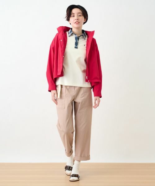 CARA O CRUZ / キャラ・オ・クルス その他パンツ | 洗える ベルト付きベイカーパンツ | 詳細6