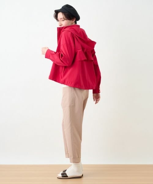 CARA O CRUZ / キャラ・オ・クルス その他パンツ | 洗える ベルト付きベイカーパンツ | 詳細7