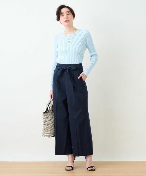 CARA O CRUZ / キャラ・オ・クルス ニット・セーター | 胸ワンポイントロゴニット | 詳細13