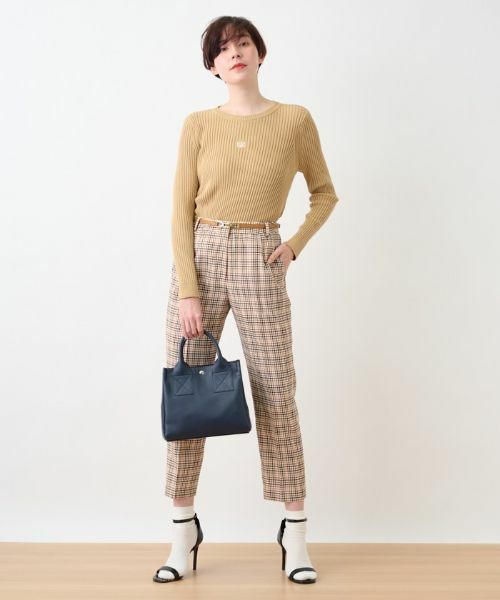 CARA O CRUZ / キャラ・オ・クルス ニット・セーター | 胸ワンポイントロゴニット | 詳細18