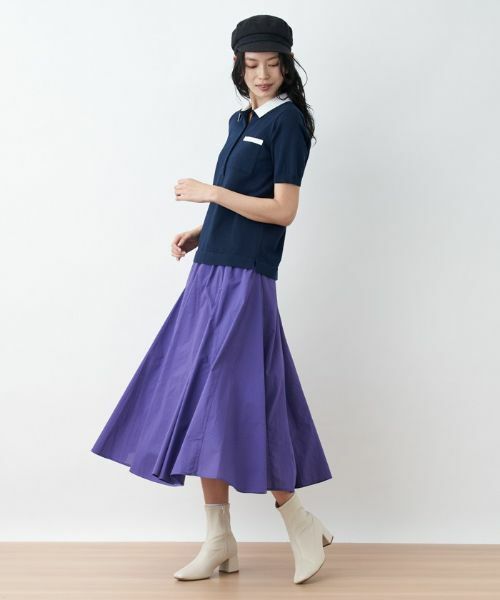 CARA O CRUZ / キャラ・オ・クルス ニット・セーター | 洗える ポロニット | 詳細5