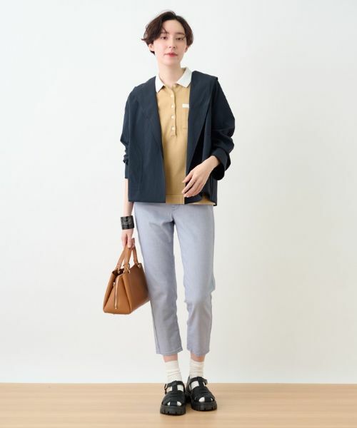 CARA O CRUZ / キャラ・オ・クルス ニット・セーター | 洗える ポロニット | 詳細9