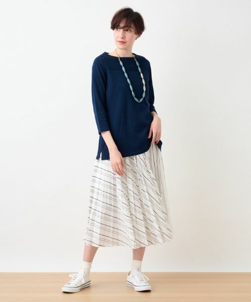 CARA O CRUZ / キャラ・オ・クルス ニット・セーター | 洗える チュニックニット | 詳細1