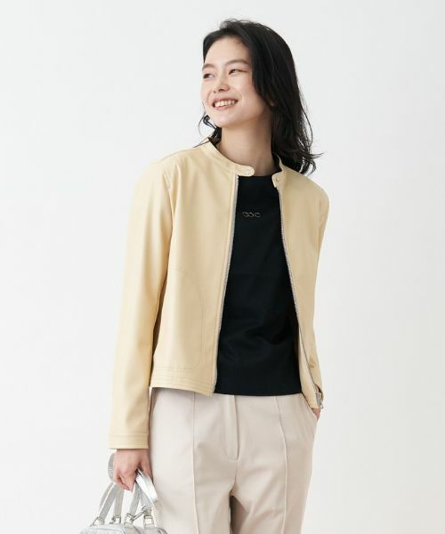 CARA O CRUZ / キャラ・オ・クルス テーラードジャケット | ライダースジャケット（レモンイエロー系）