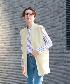 CARA O CRUZ / キャラ・オ・クルス テーラードジャケット | 洗えるロングジレ