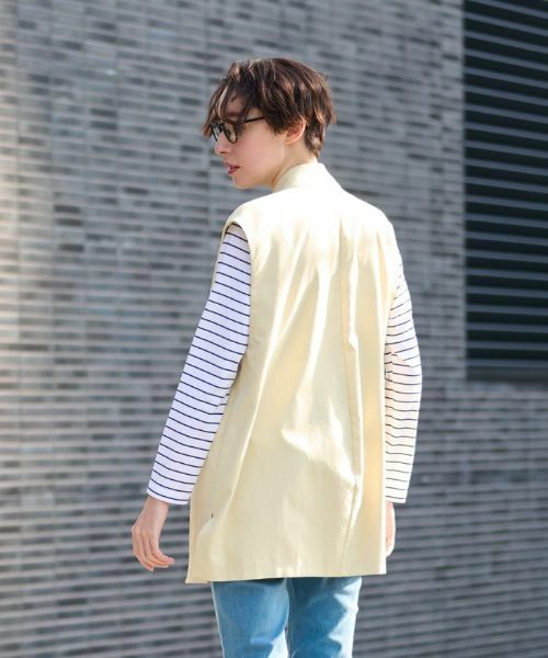 CARA O CRUZ / キャラ・オ・クルス テーラードジャケット | 洗えるロングジレ | 詳細12