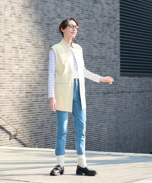 CARA O CRUZ / キャラ・オ・クルス テーラードジャケット | 洗えるロングジレ | 詳細13