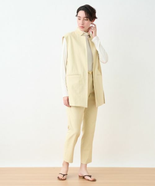 CARA O CRUZ / キャラ・オ・クルス テーラードジャケット | 洗えるロングジレ | 詳細19