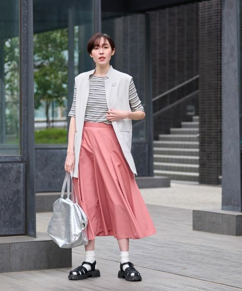 CARA O CRUZ / キャラ・オ・クルス テーラードジャケット | 洗えるロングジレ | 詳細3