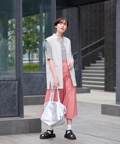 CARA O CRUZ / キャラ・オ・クルス テーラードジャケット | 洗えるロングジレ | 詳細4