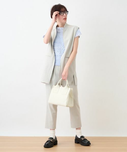 CARA O CRUZ / キャラ・オ・クルス テーラードジャケット | 洗えるロングジレ | 詳細7
