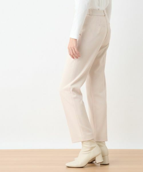 CARA O CRUZ / キャラ・オ・クルス その他パンツ | ウエスト伸縮 センタープレスパンツ | 詳細17