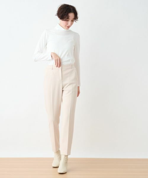 CARA O CRUZ / キャラ・オ・クルス その他パンツ | ウエスト伸縮 センタープレスパンツ | 詳細19