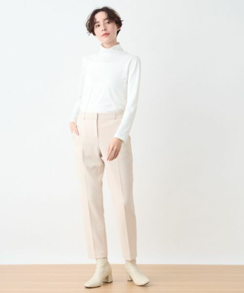 CARA O CRUZ / キャラ・オ・クルス その他パンツ | ウエスト伸縮 センタープレスパンツ | 詳細20