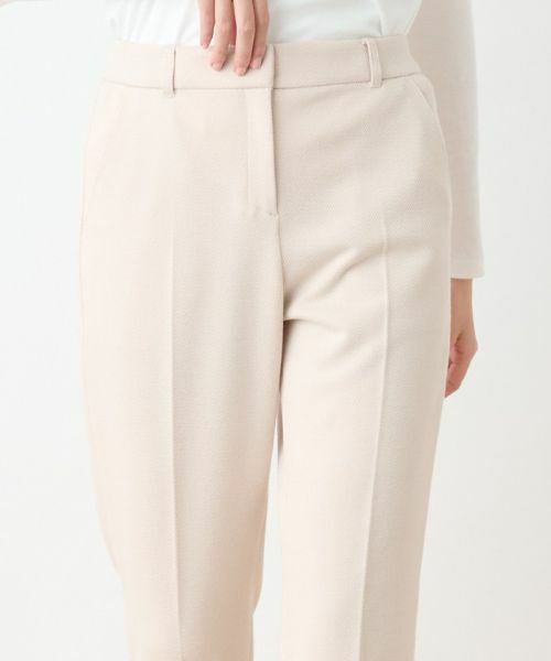 CARA O CRUZ / キャラ・オ・クルス その他パンツ | ウエスト伸縮 センタープレスパンツ | 詳細23