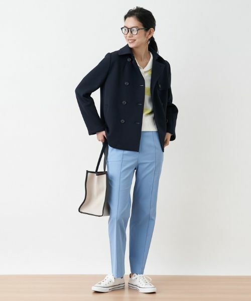 CARA O CRUZ / キャラ・オ・クルス ニット・セーター | 洗える セーラーカラーのボーダーニット | 詳細11