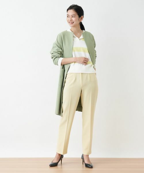 CARA O CRUZ / キャラ・オ・クルス ニット・セーター | 洗える セーラーカラーのボーダーニット | 詳細13