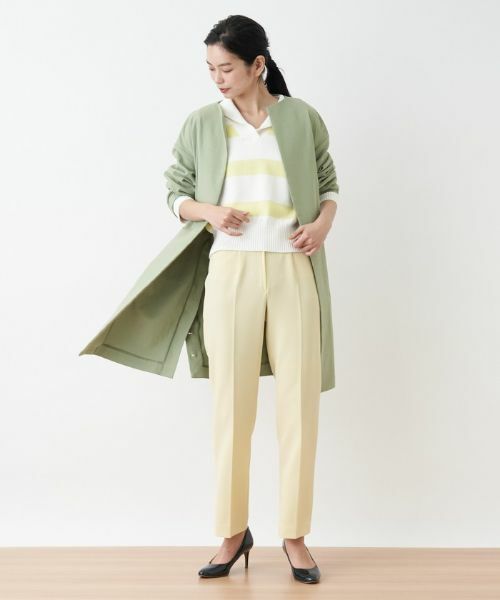 CARA O CRUZ / キャラ・オ・クルス ニット・セーター | 洗える セーラーカラーのボーダーニット | 詳細14