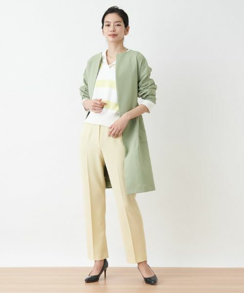 CARA O CRUZ / キャラ・オ・クルス ニット・セーター | 洗える セーラーカラーのボーダーニット | 詳細15