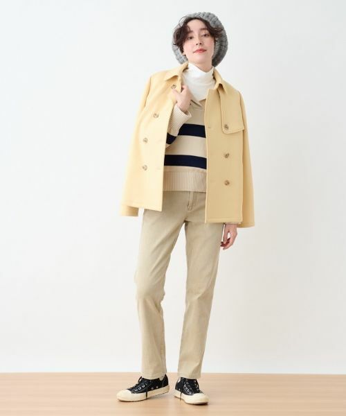 CARA O CRUZ / キャラ・オ・クルス ニット・セーター | 洗える セーラーカラーのボーダーニット | 詳細23