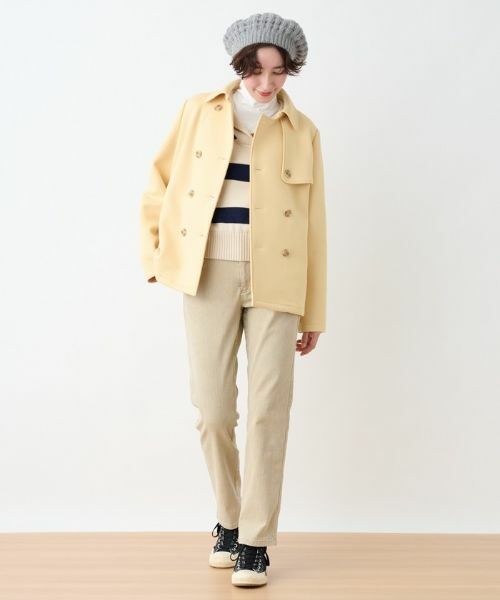 CARA O CRUZ / キャラ・オ・クルス ニット・セーター | 洗える セーラーカラーのボーダーニット | 詳細24