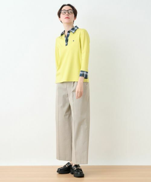 CARA O CRUZ / キャラ・オ・クルス ポロシャツ | 洗える チェック使いのポロシャツ【SOMELOS】 | 詳細10