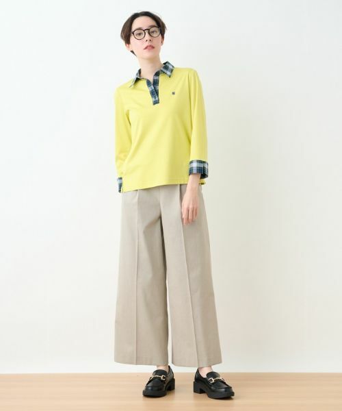 CARA O CRUZ / キャラ・オ・クルス ポロシャツ | 洗える チェック使いのポロシャツ【SOMELOS】 | 詳細11
