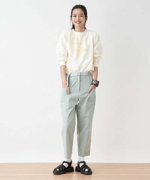 CARA O CRUZ / キャラ・オ・クルス スウェット | 洗える ロゴトップス | 詳細2