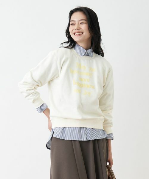 CARA O CRUZ / キャラ・オ・クルス スウェット | 洗える ロゴトップス | 詳細8