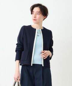 CARA O CRUZ / キャラ・オ・クルス テーラードジャケット | 【セレモニー】ノーカラージャケット