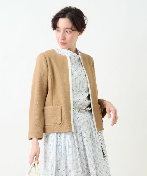 CARA O CRUZ / キャラ・オ・クルス テーラードジャケット | 【セレモニー】ノーカラージャケット | 詳細12