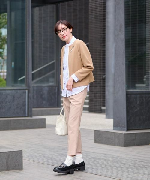 CARA O CRUZ / キャラ・オ・クルス テーラードジャケット | 【セレモニー】ノーカラージャケット | 詳細4