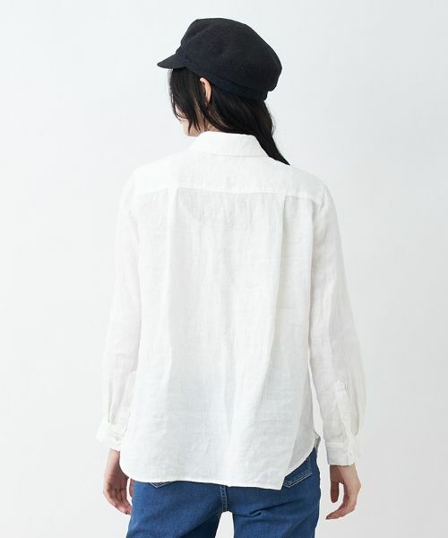 CARA O CRUZ / キャラ・オ・クルス シャツ・ブラウス | 洗える 麻シャツ | 詳細14