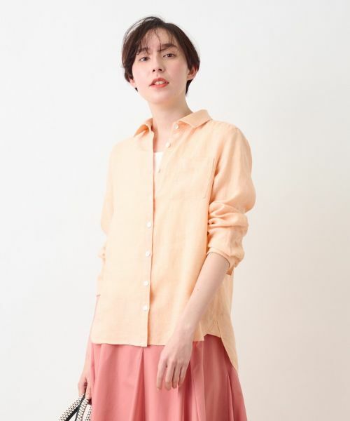 CARA O CRUZ / キャラ・オ・クルス シャツ・ブラウス | 洗える 麻シャツ | 詳細6