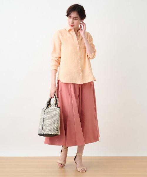 CARA O CRUZ / キャラ・オ・クルス シャツ・ブラウス | 洗える 麻シャツ | 詳細9